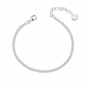 Beginnings Sterling Silver Cubic Zirconia White Bracelet B5533C Beginnings Jewellery