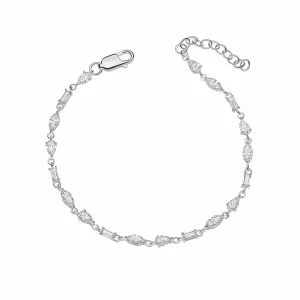 Beginnings Sterling Silver Cubic Zirconia White Bracelet B5535C Beginnings Jewellery