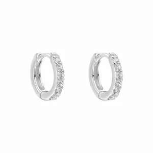 Beginnings Sterling Silver Cubic Zirconia White Earrings E6467C Beginnings Jewellery
