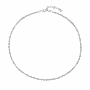 Beginnings Sterling Silver Cubic Zirconia White Necklace N4614C Beginnings Jewellery