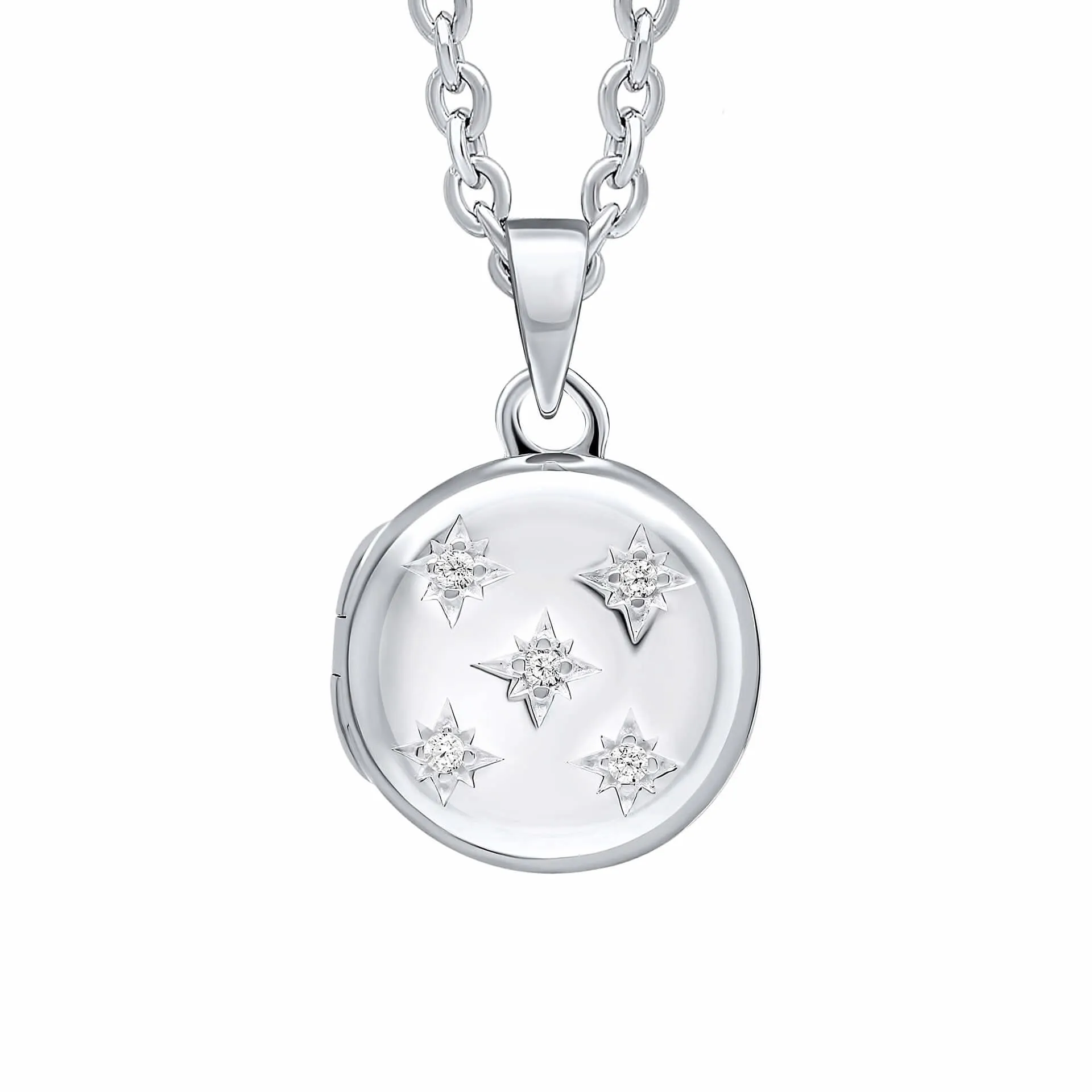Beginnings Sterling Silver Cubic Zirconia White Pendant P5440C Beginnings Jewellery