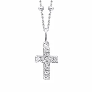 Beginnings Sterling Silver Cubic Zirconia White Pendant P5463C Beginnings Jewellery