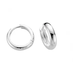 Beginnings Sterling Silver E3216 Polished Hoop Earrings Beginnings Jewellery