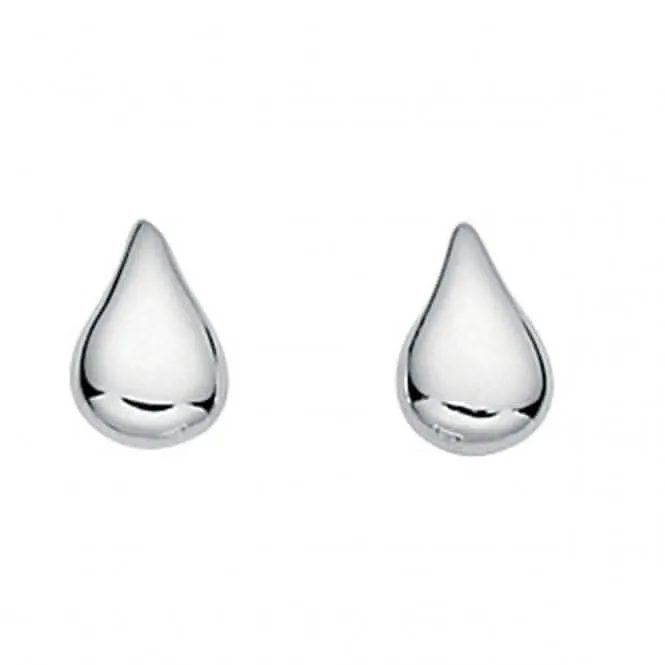 Beginnings Sterling Silver E3222 Small Teardrop Stud Earrings Beginnings Jewellery