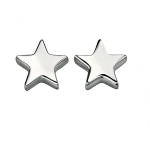 Beginnings Sterling Silver E4620 Star Stud Earrings Beginnings Jewellery