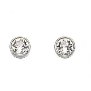 Beginnings Sterling Silver E4926C Swarovskiovski Crystal Stud Earrings Beginnings Jewellery