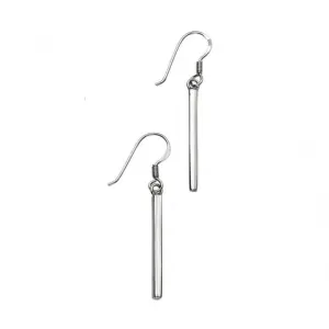 Beginnings Sterling Silver E5408 Bar Drop Earrings Beginnings Jewellery