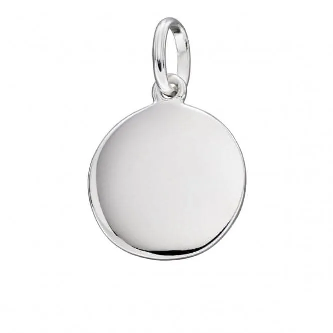 Beginnings Sterling Silver Engravable Disc Pendant P4778 Beginnings Jewellery