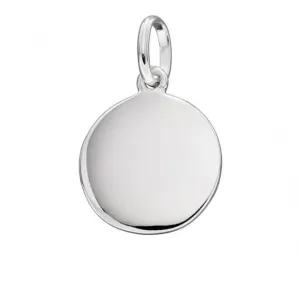 Beginnings Sterling Silver Engravable Disc Pendant P4778 Beginnings Jewellery