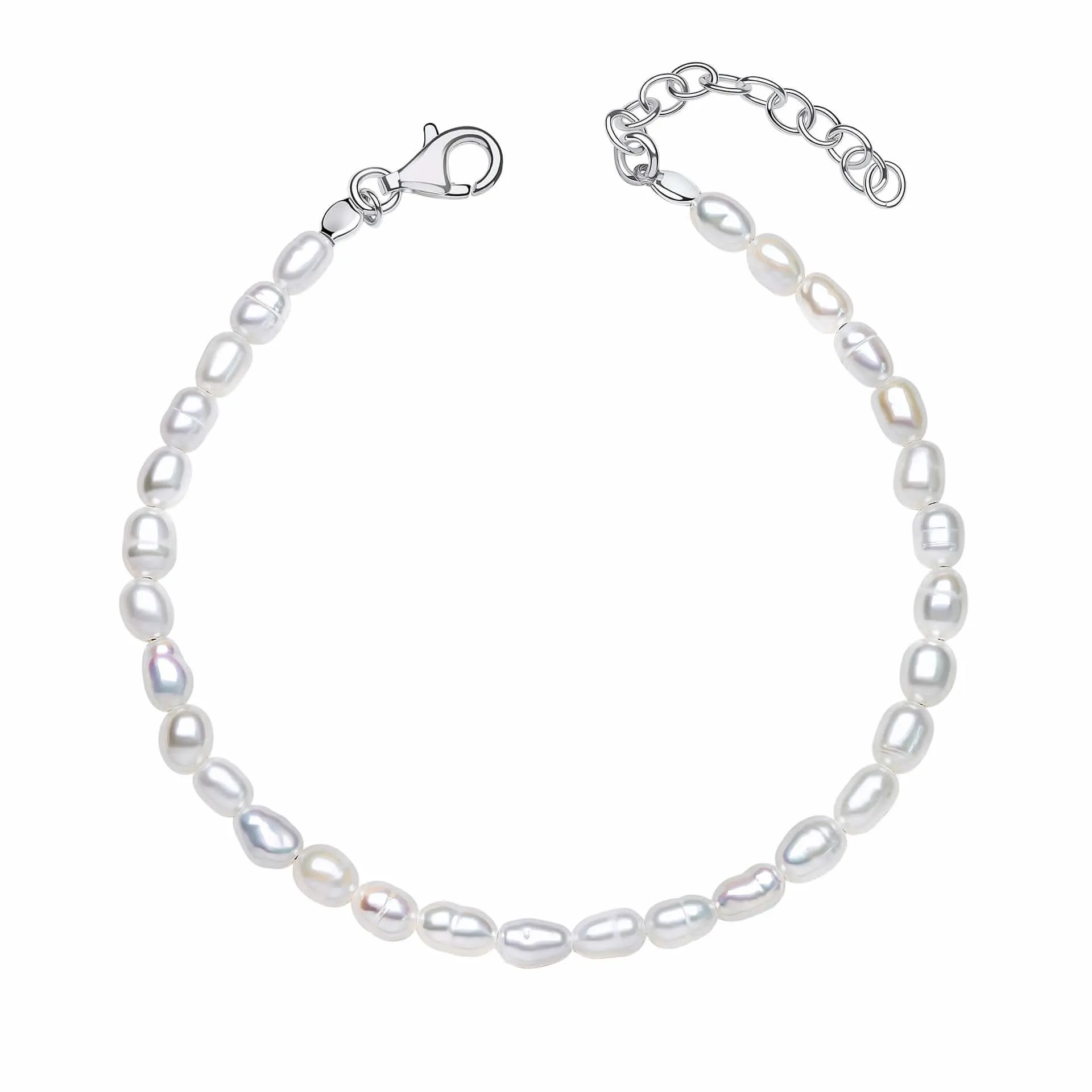 Beginnings Sterling Silver Freshwater Pearl Bracelet B5539W Beginnings Jewellery
