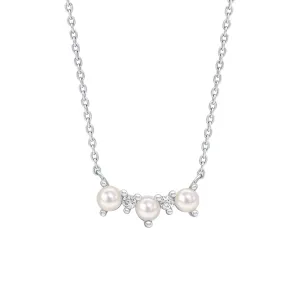 Beginnings Sterling Silver Freshwater Pearl Necklace N4616W Beginnings Jewellery