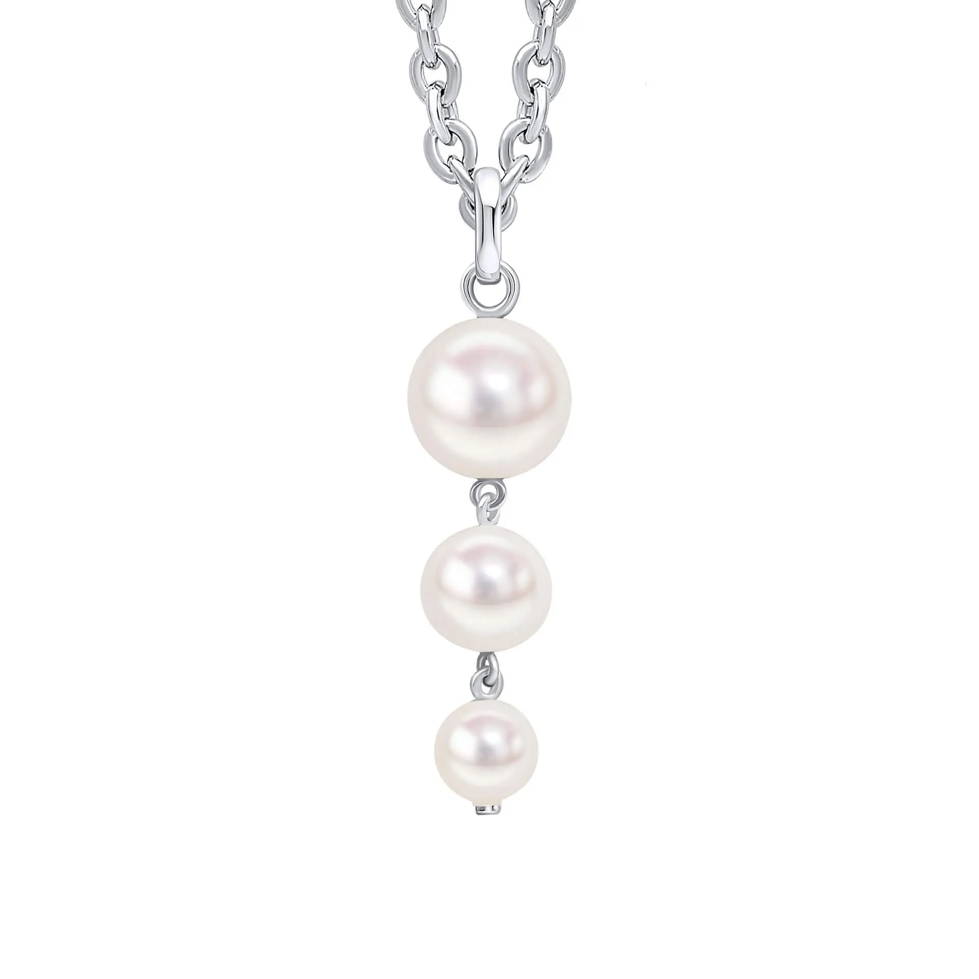 Beginnings Sterling Silver Freshwater Pearl White Pendant P5448W Beginnings Jewellery