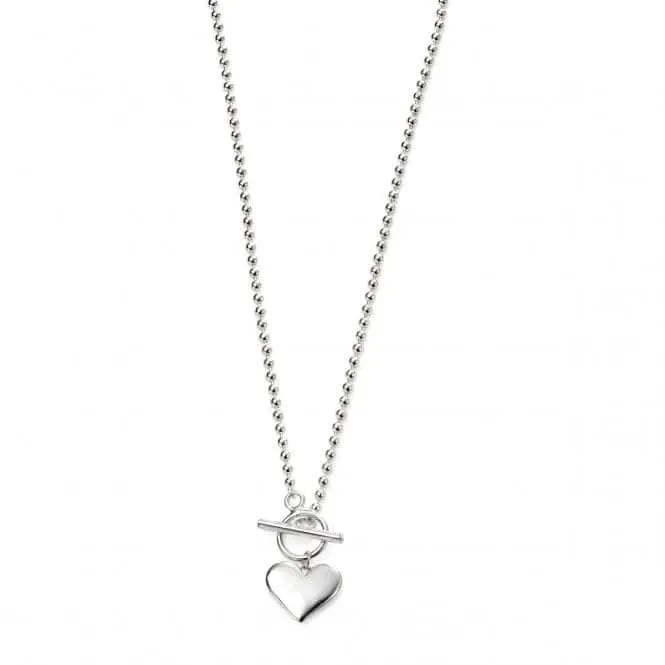 Beginnings Sterling Silver Heart Ball Chain Necklaces N4221 Beginnings Jewellery