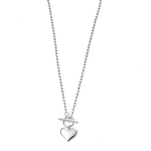 Beginnings Sterling Silver Heart Ball Chain Necklaces N4221 Beginnings Jewellery