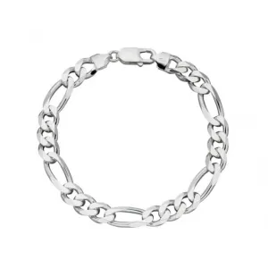 Beginnings Sterling Silver Heavyweight Figaro 22cm Bracelet B5109 Beginnings Jewellery