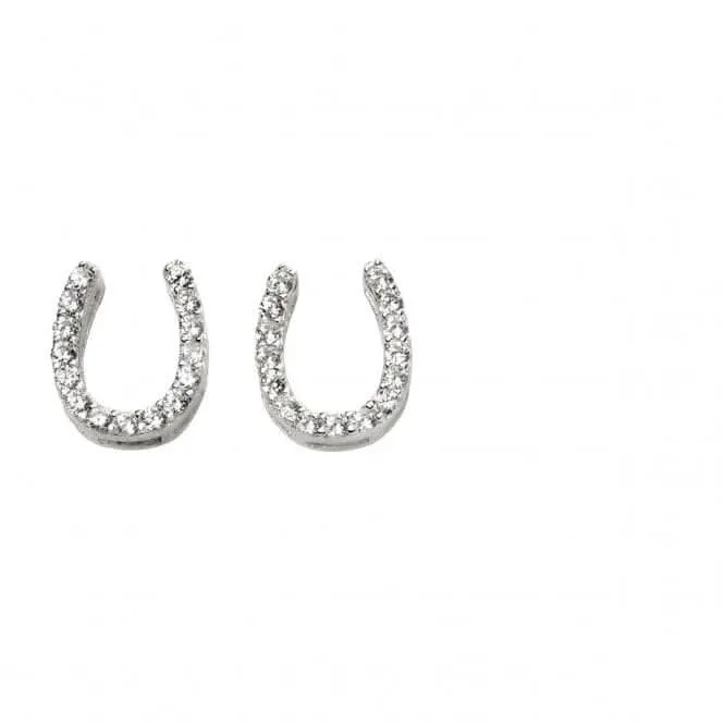 Beginnings Sterling Silver Horse Shoe Earrings E5742C Beginnings Jewellery