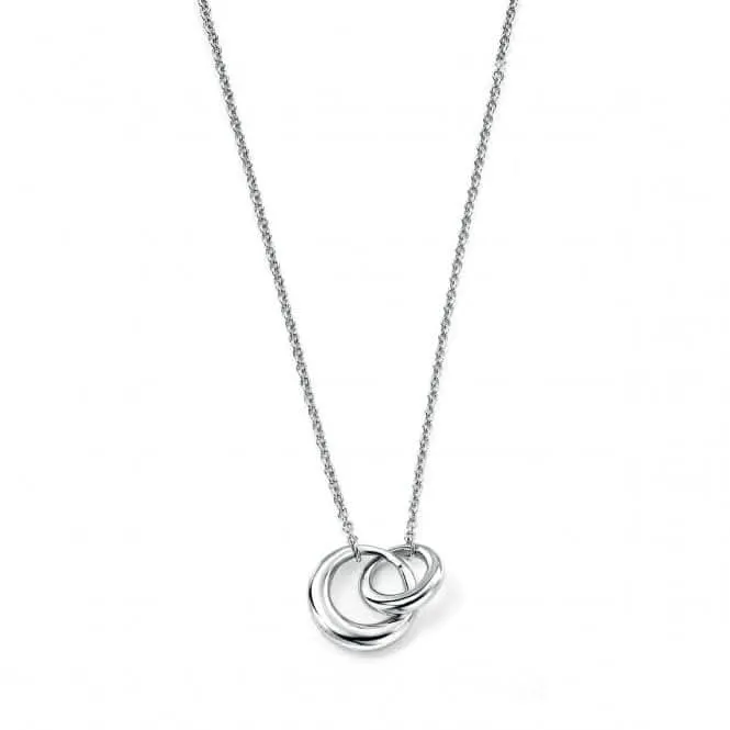 Beginnings Sterling Silver Interlocking Links 41 5cm Necklaces N2832 Beginnings Jewellery