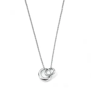 Beginnings Sterling Silver Interlocking Links 41 5cm Necklaces N2832 Beginnings Jewellery