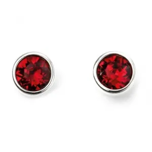 Beginnings Sterling Silver July Birth Stone Earrings E5566 Beginnings Jewellery