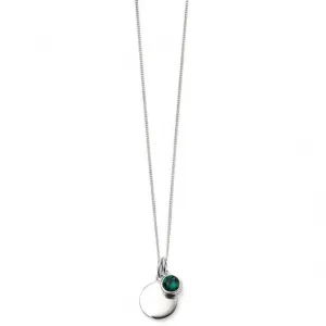 Beginnings Sterling Silver May Birth Stone Pendant P4594 Beginnings Jewellery