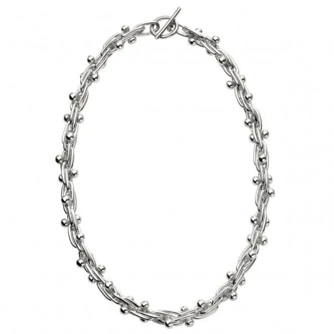 Beginnings Sterling Silver Mexican Style Ball And Bar Necklaces N4336 Beginnings Jewellery