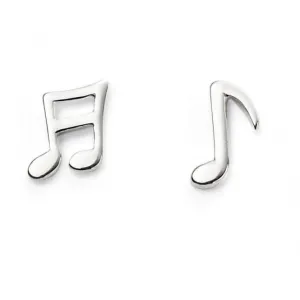 Beginnings Sterling Silver Music Notes Earrings A2027 Beginnings Jewellery