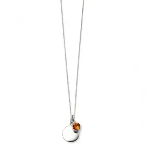Beginnings Sterling Silver Nov Birth Stone Pendant P4600 Beginnings Jewellery