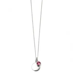 Beginnings Sterling Silver Oct Birth Stone Pendant P4599 Beginnings Jewellery