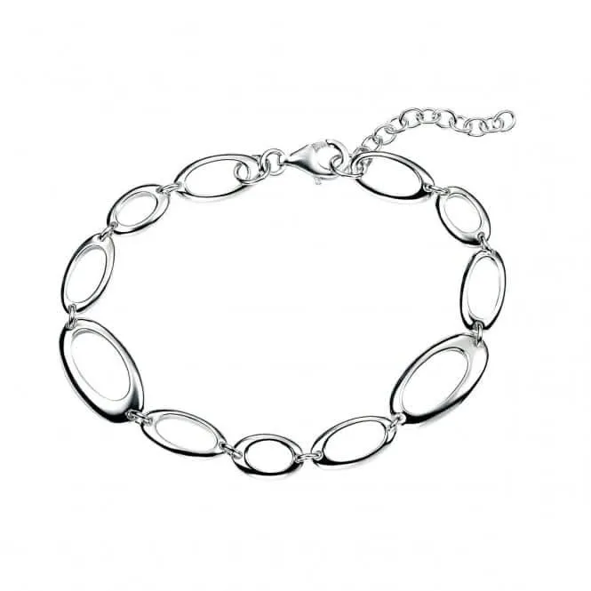 Beginnings Sterling Silver Open Oval Link 18 3cm Bracelet B3453 Beginnings Jewellery