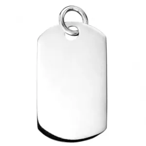 Beginnings Sterling Silver P3636 Dog Tag Pendant Beginnings Jewellery