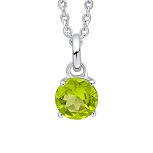 Beginnings Sterling Silver Peridot Green Pendant P5456G Beginnings Jewellery