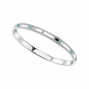 Beginnings Sterling Silver Turquoise Green Bracelet B5525T Beginnings Jewellery