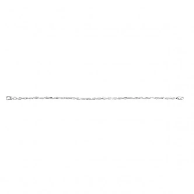 Beginnings Sterling Silver Twisted Chain Bracelet B4327 Beginnings Jewellery