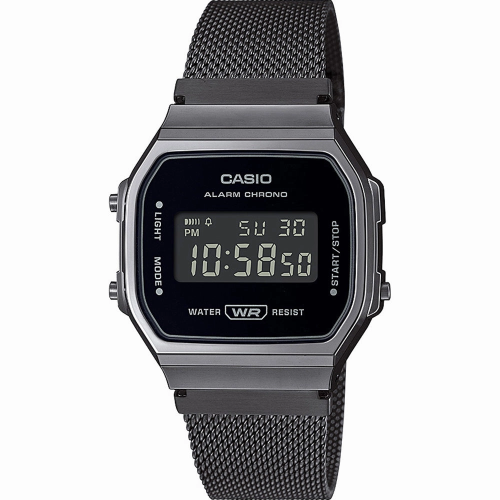 Casio Watches Casio A168WEMB-1B A168 One Tone Digital Watch