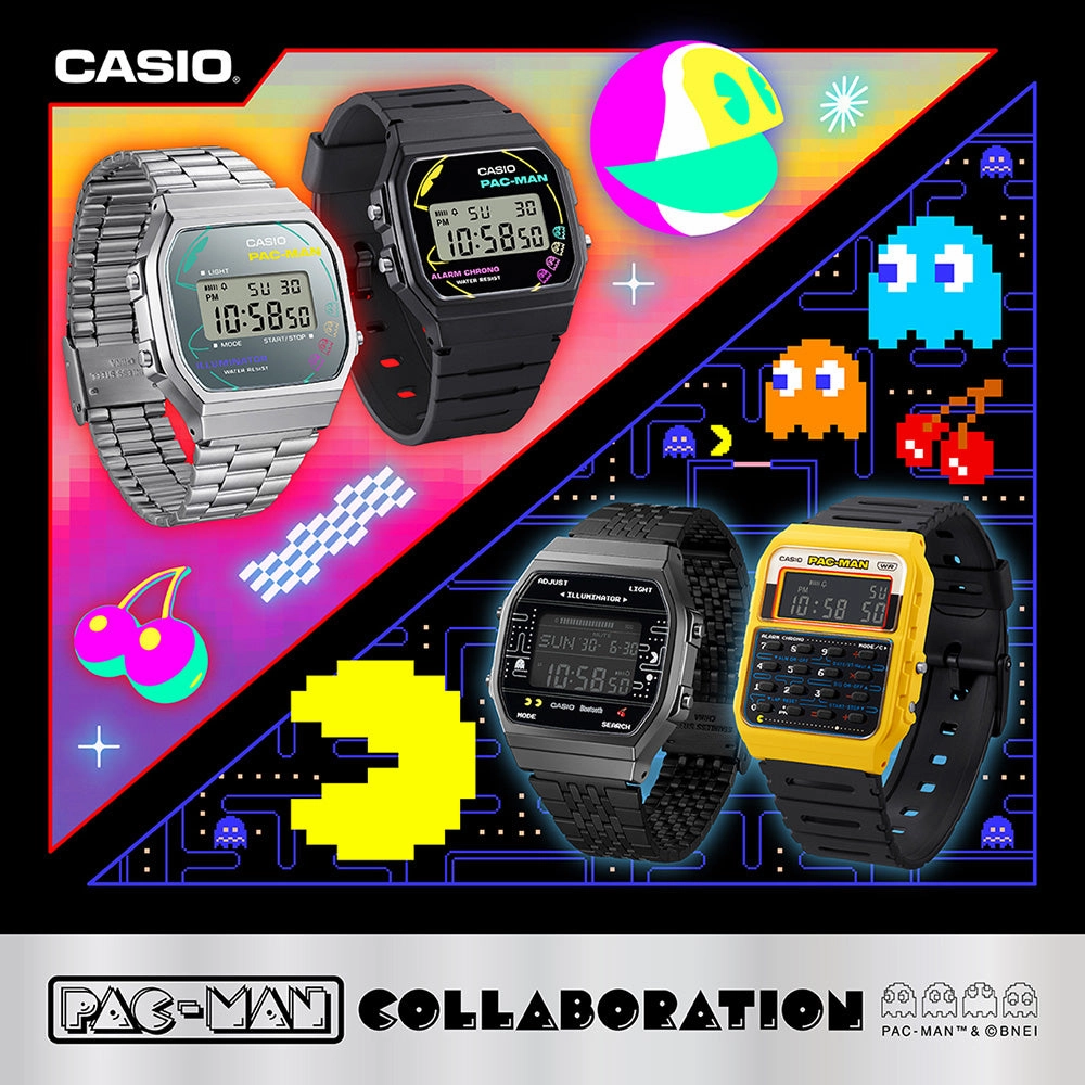 Casio Watches Casio A168WEPC-7A Pac-Man Collaboration