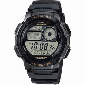 Casio Watches Casio AE1000W-1A World Time Watch