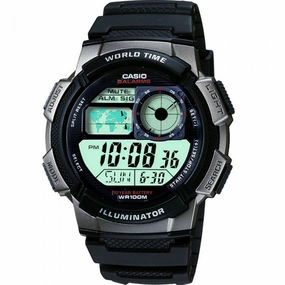 Casio Watches Casio AE1000W-1B World Time Watch