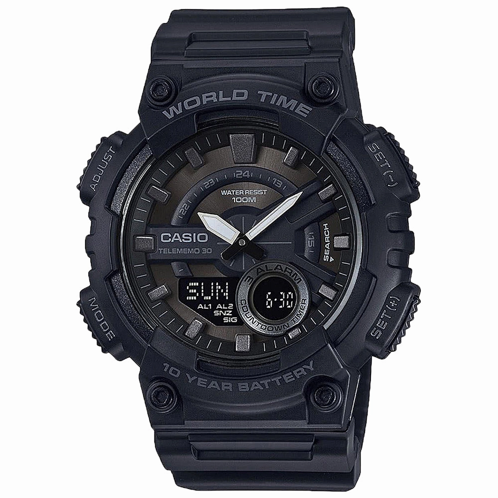 Casio Watches Casio AEQ110W1BV World Time Watch