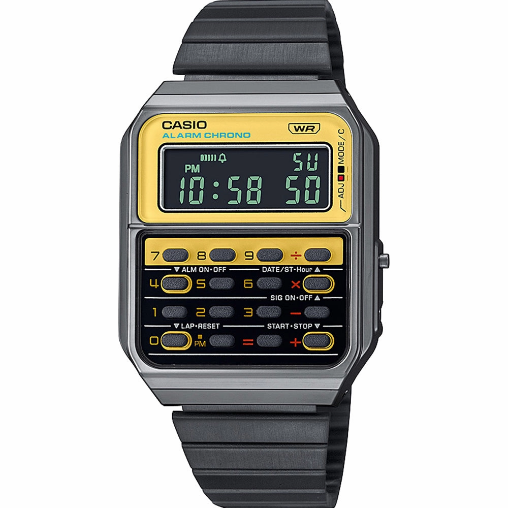Casio Watches Casio CA500WEGG-9B Vintage Calculator Watch