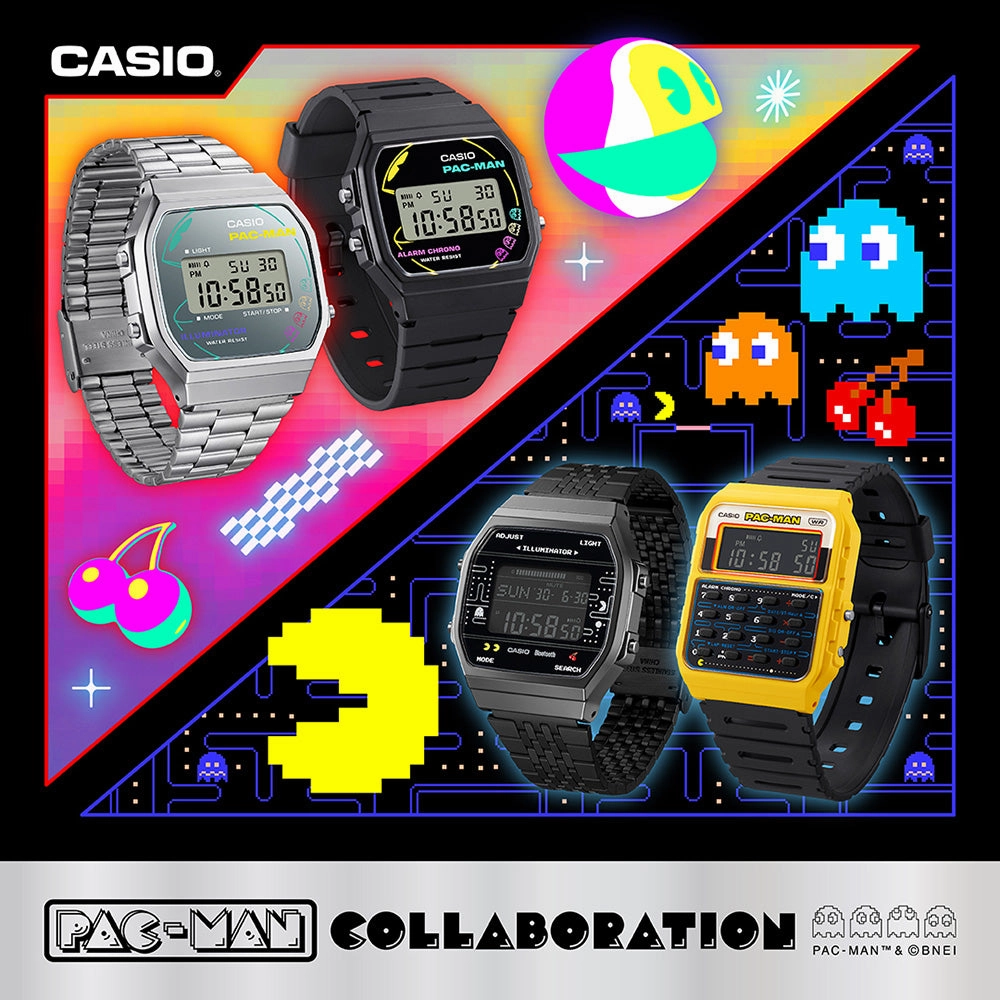 Casio Watches Casio CA53WPC-1B Pac-Man Collaboration