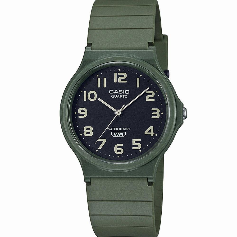 Casio Watches Casio MQ24UC-3B Green Earth Colour Watch