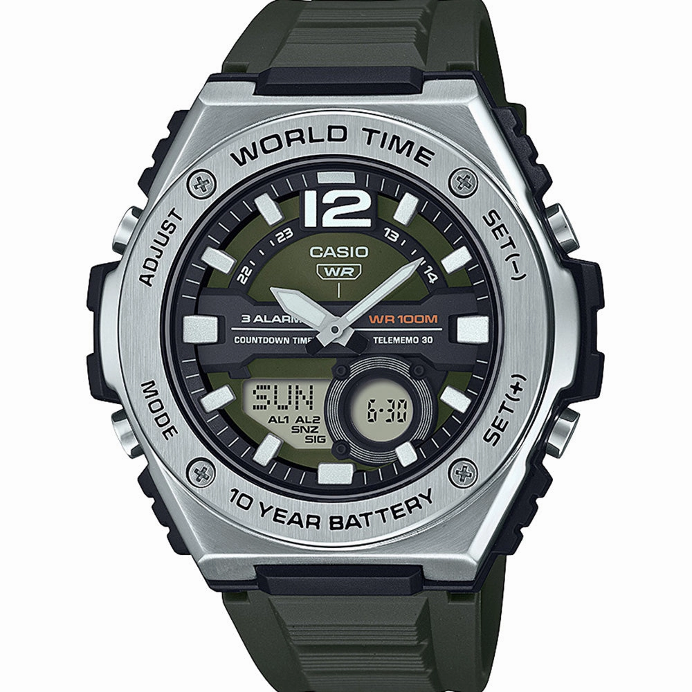 Casio Watches Casio MWQ100-3A World Time Watch