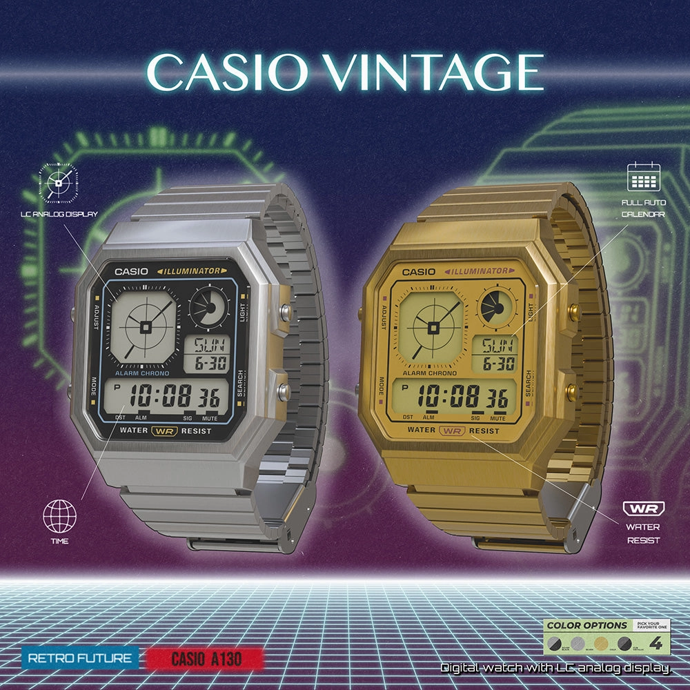 Casio Watches Casio Vintage A130WEG-9A