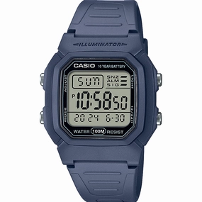 Casio Watches Casio W800H-2A Utility Blue Digital Watch