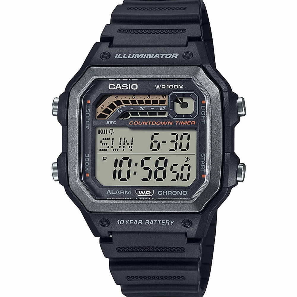 Casio Watches Casio WS1600H-1 Digital Sports Watch