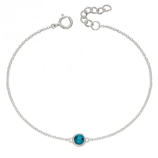 December Birthstone Bracelet with Swarovski Crystal B5295 Beginnings Jewellery