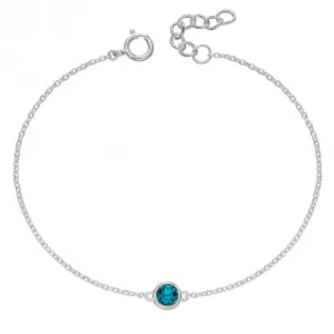 December Birthstone Bracelet with Swarovski Crystal B5295 Beginnings Jewellery