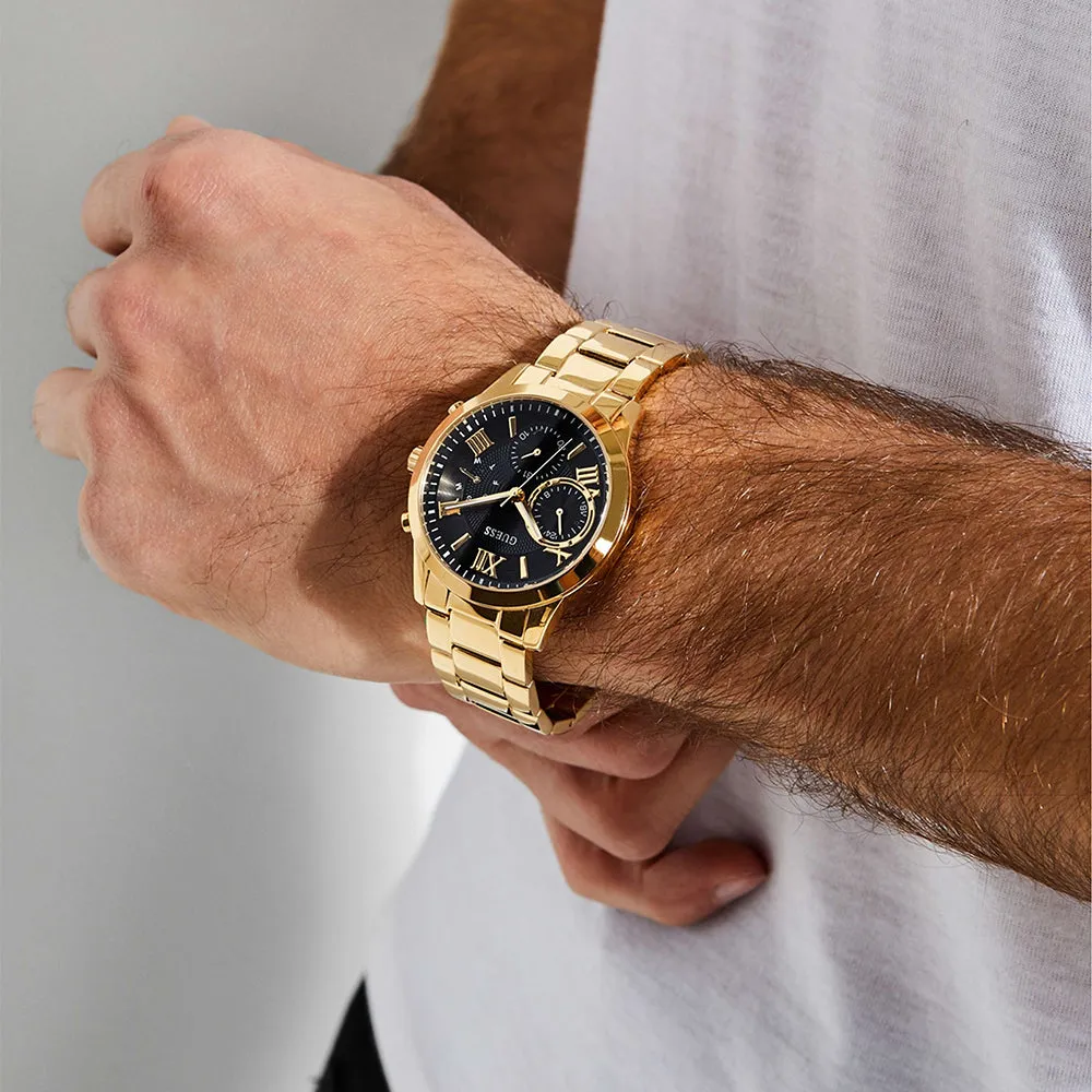 Dress Mens Watches Guess Atlas W0668G8 Multi-Function