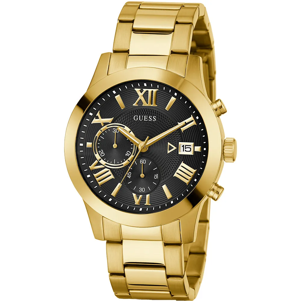 Dress Mens Watches Guess Atlas W0668G8 Multi-Function