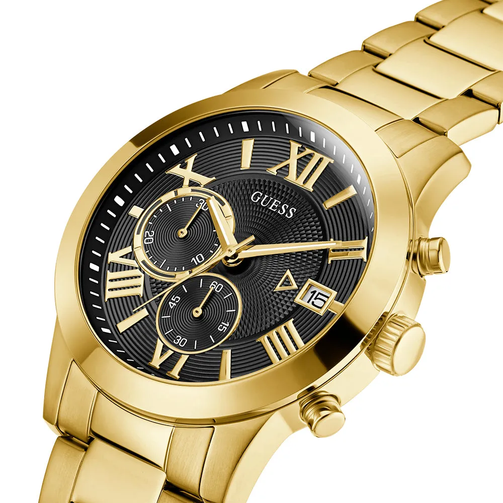 Dress Mens Watches Guess Atlas W0668G8 Multi-Function